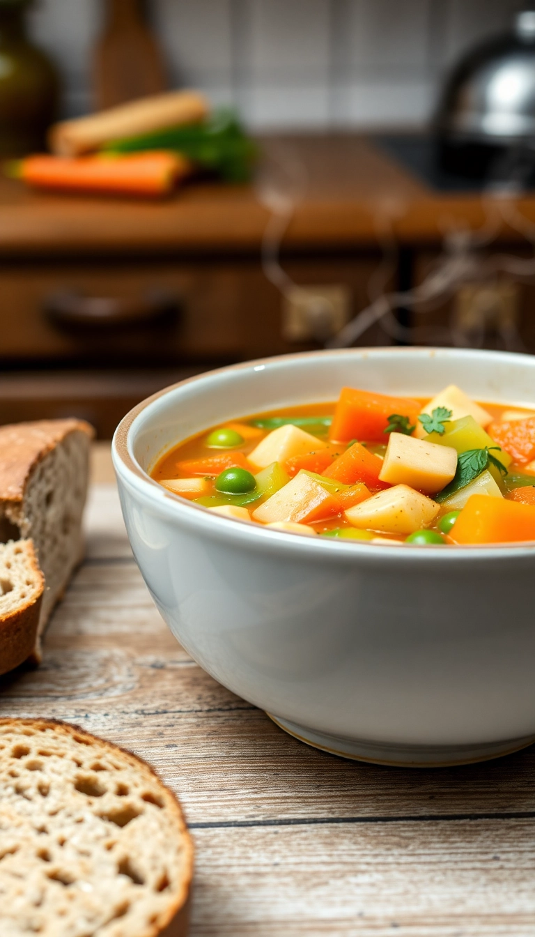 10 Recettes Pour Perdre du Poids Sainement (Celles #2 et #8 Sont Incroyables!) - 2. Soupe Minestrone Légère