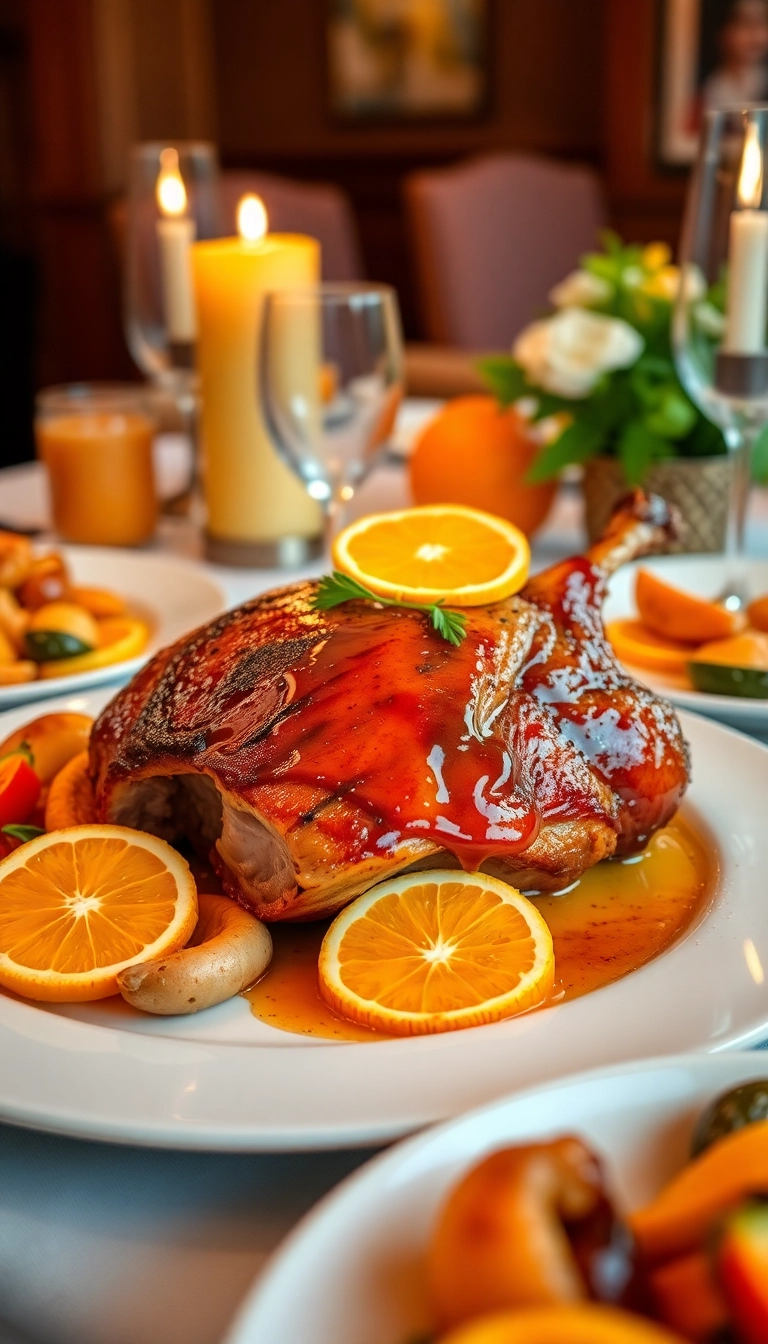 10 Viandes Rôties Traditionnelles Fait Maison Pour Des Repas En Famille Inoubliables ! - 5. Le Canard Rôti à l'Orange