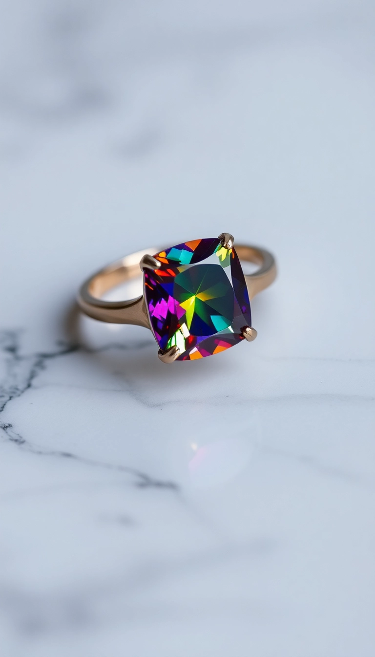 14 Bijoux Minimalistes Qui Apporteront une Touche de Simplicité Élégante (Le #3 Est à Tomber!) - 3. Bague à Gemme Unique