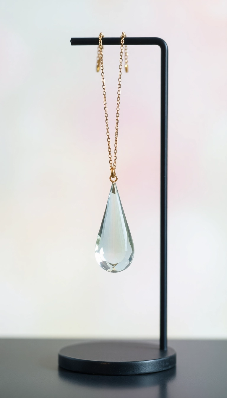 14 Bijoux Minimalistes Qui Apporteront une Touche de Simplicité Élégante (Le #3 Est à Tomber!) - 5. Pendentif en Forme de Goutte