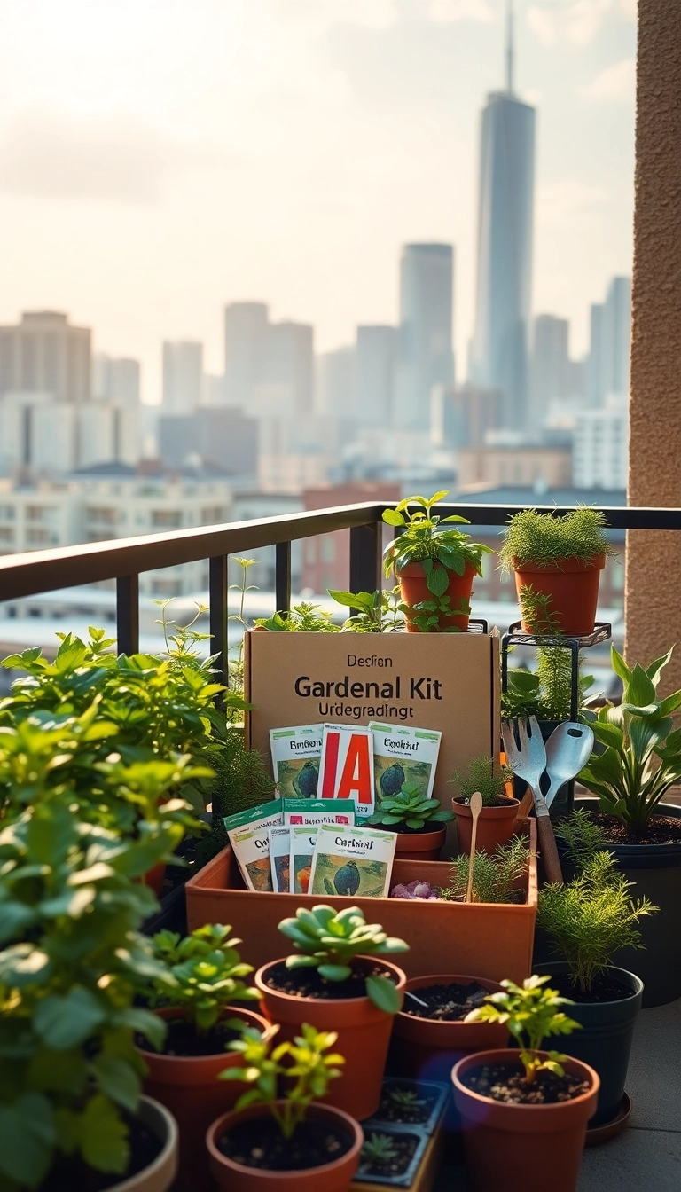 14 Cadeaux Écolos Qui Vont Faire Plaisir À Vos Amis (Numéro 5 Est Génial!) - 2. Kits de Jardinage Urbain