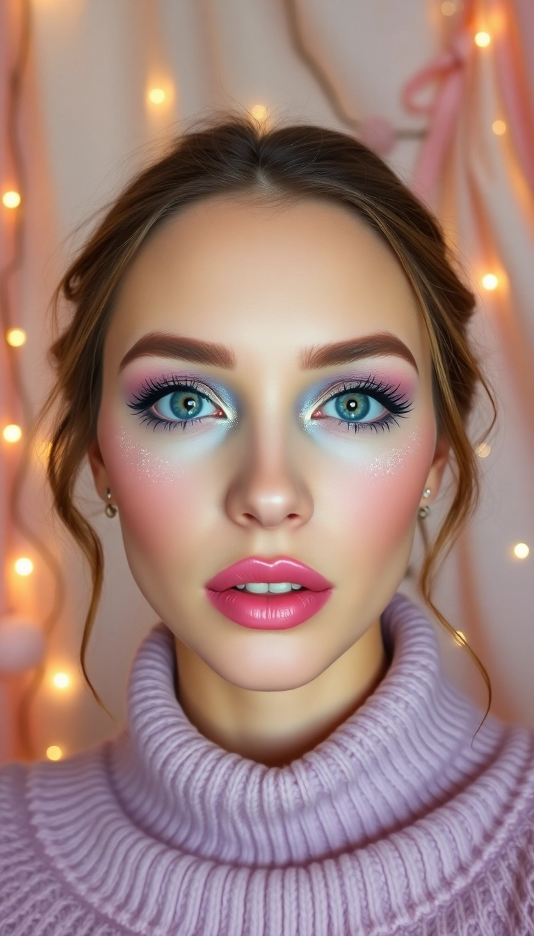 14 Looks de Makeup Noël DIY Que Chaque Fête Devrait Avoir (Vous Allez Aimer Le #6 !) ! - 13. Noël Éthéré : Look de Fée