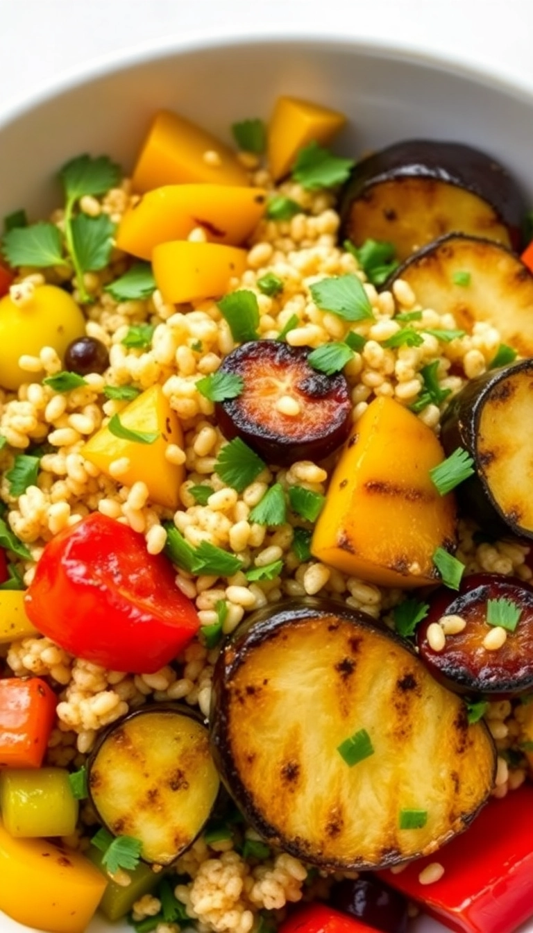 16 Recettes Saines Sans Gluten Qui Vont Éblouir Vos Invités (Ne Ratez Pas #11!) - 1. Salade de Quinoa aux Légumes Grillés