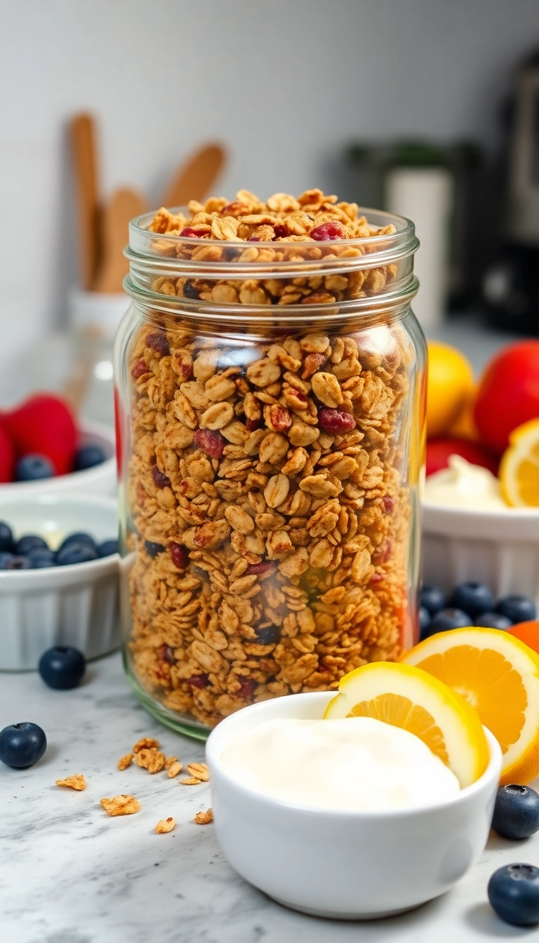 16 Recettes Saines Sans Gluten Qui Vont Éblouir Vos Invités (Ne Ratez Pas #11!) - 14. Granola Maison Sans Gluten