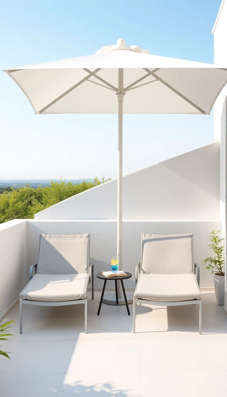 18 Idées de Décoration Minimaliste Pour Votre Terrasse (Moins C'est Vraiment Plus!) - 7. Espaces Dédiés à la Détente