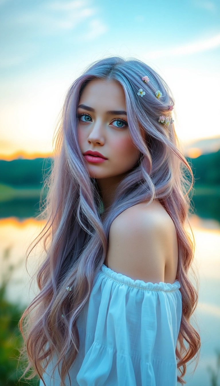 20 Couleurs de Cheveux Tendance Qui Feront Tourner les Têtes (Attention au #10!) - 4. Lavande Douce