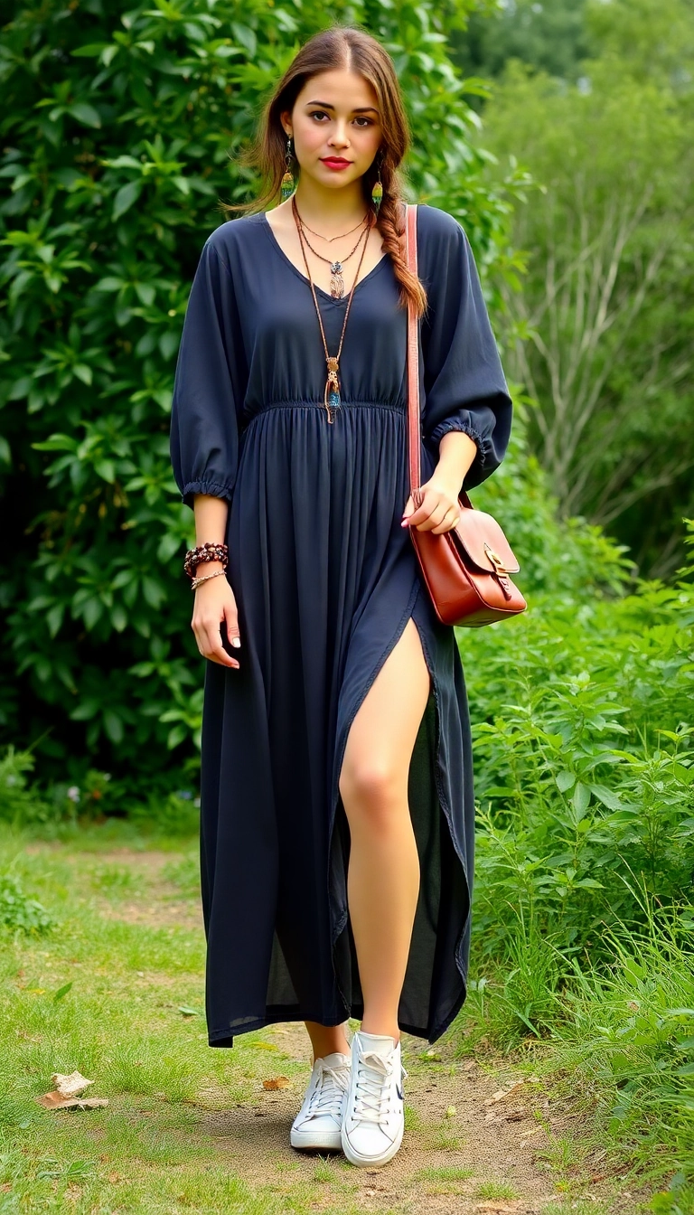 20 Looks Avec Baskets Qui Vont Inspirer Votre Style en 2025 (Attention: #9 Est Un Must!) - 18. Style Boho