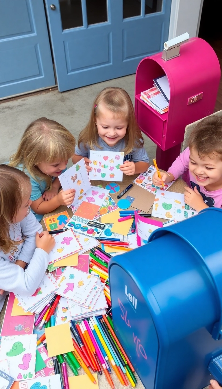 21 Activités Manuelles que Vos Enfants Vont ADORER (Et Vous Aussi !) - 10. Fabrication de Cartes Postales