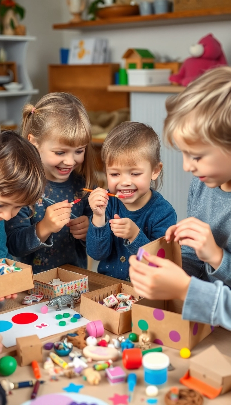 21 Activités Manuelles que Vos Enfants Vont ADORER (Et Vous Aussi !) - 15. Création de Boîtes à Secrets