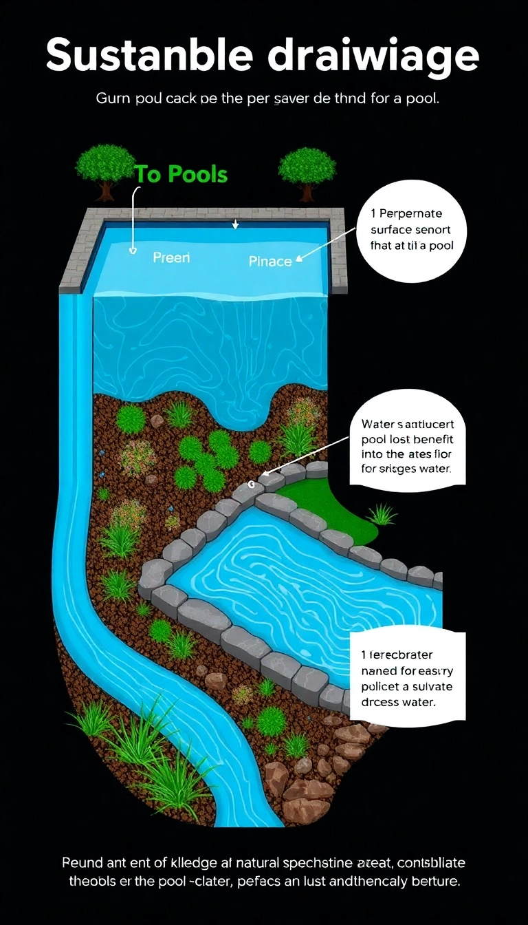 22 Astuces Pour Construire Votre Piscine Hors Sol Écologique (C'est Plus Facile Que Vous Ne Pensez! #11!) - 12. Créez un Système de Drainage Durable