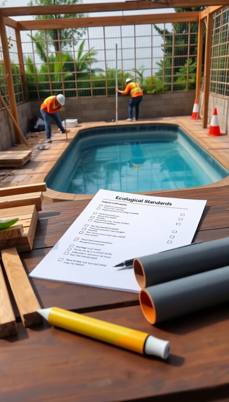 22 Astuces Pour Construire Votre Piscine Hors Sol Écologique (C'est Plus Facile Que Vous Ne Pensez! #11!) - 15. Suivez les Normes Écologiques