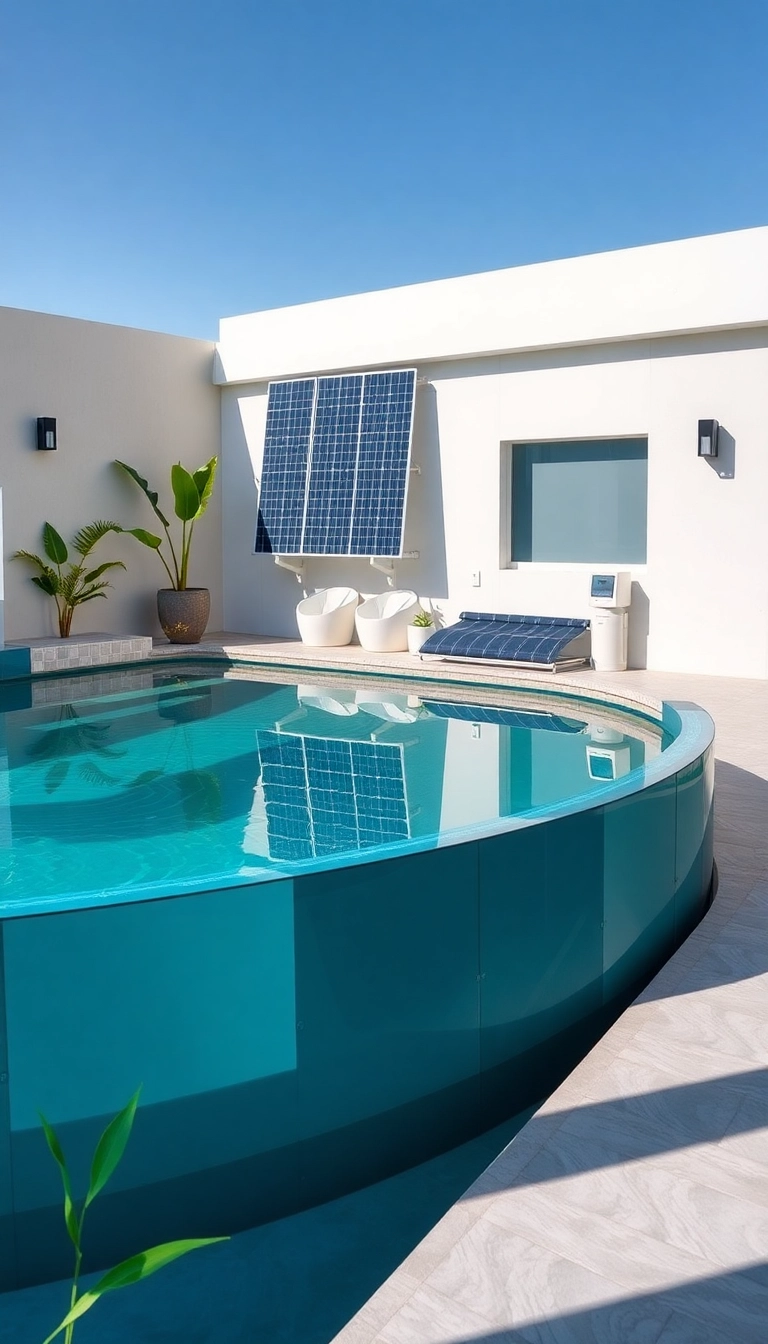 22 Astuces Pour Construire Votre Piscine Hors Sol Écologique (C'est Plus Facile Que Vous Ne Pensez! #11!) - 18. Investissez dans des Technologies Vertes