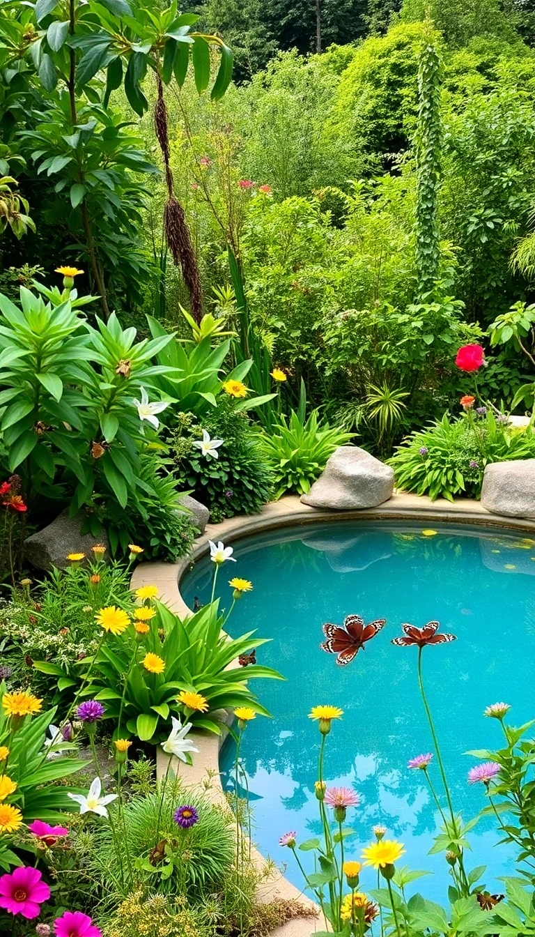 22 Astuces Pour Construire Votre Piscine Hors Sol Écologique (C'est Plus Facile Que Vous Ne Pensez! #11!) - 19. Créez des Zones de Biodiversité