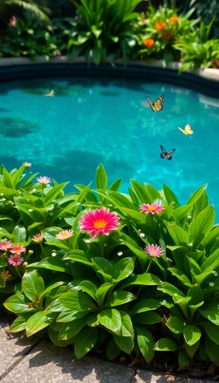 22 Astuces Pour Construire Votre Piscine Hors Sol Écologique (C'est Plus Facile Que Vous Ne Pensez! #11!) - 4. Intégrez des Plantes Aquatiques