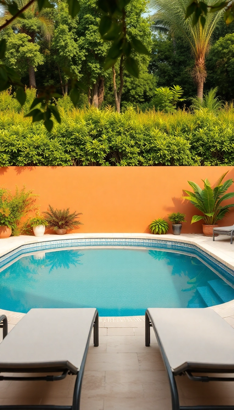 22 Astuces Pour Construire Votre Piscine Hors Sol Écologique (C'est Plus Facile Que Vous Ne Pensez! #11!) - 6. Choix de Couleurs Naturelles