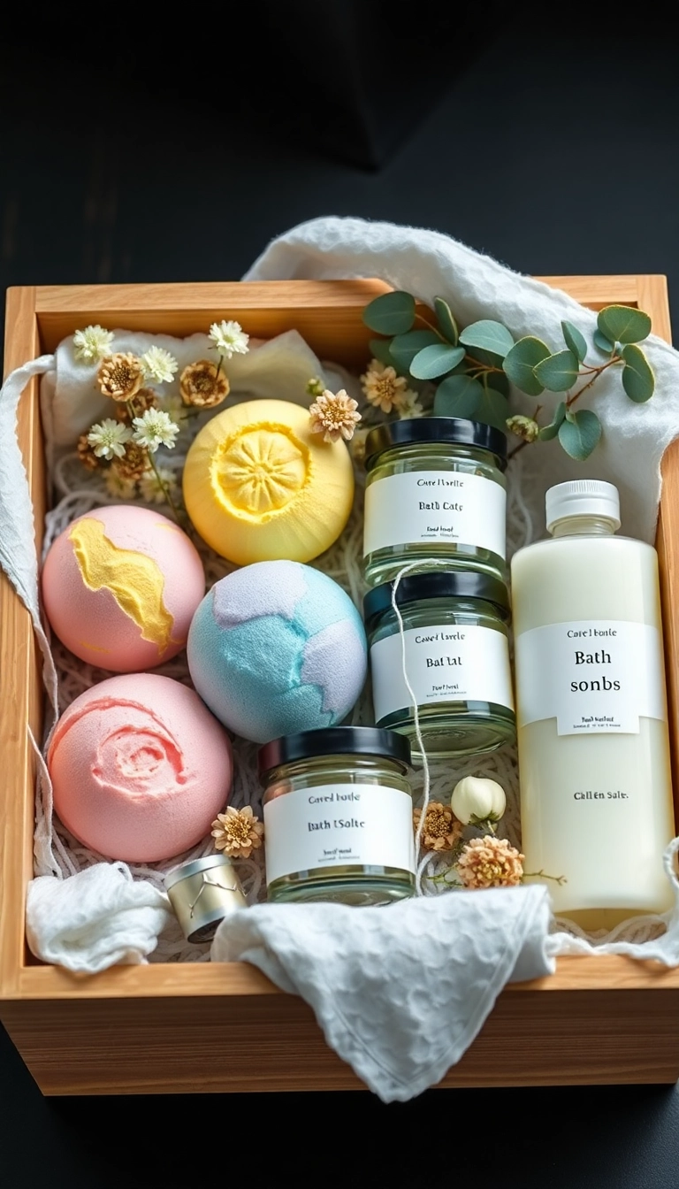 22 Cadeaux de Dernière Minute Qui Ont Toujours Du Succès (Vous Allez Adorer le #6!) - 1. Coffret de Produits de Bain