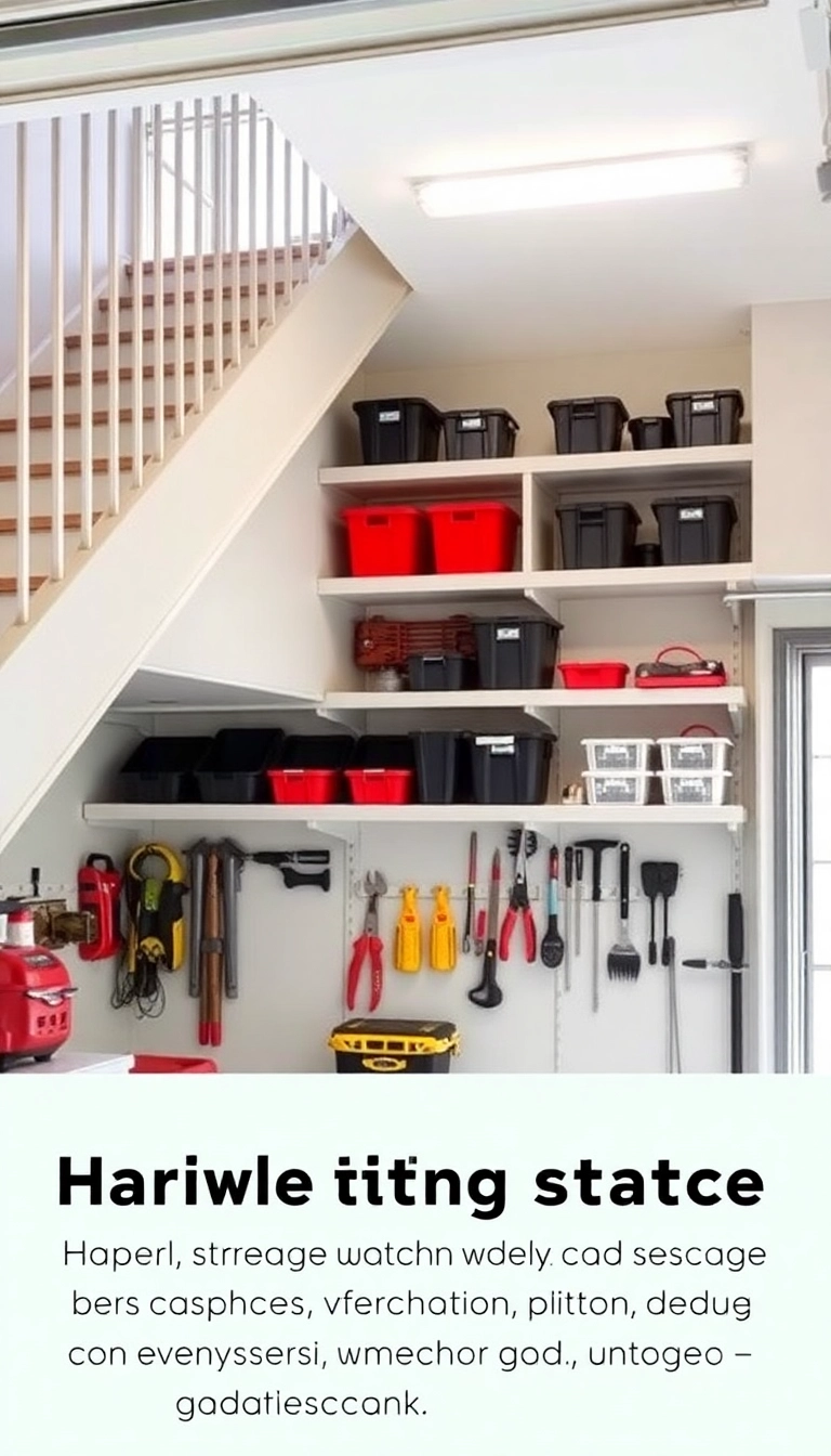 22 Hacks de Rangement de Garage Pour Désencombrer Comme un Pro ! - 12. Utilisez les Espaces Inutilisés