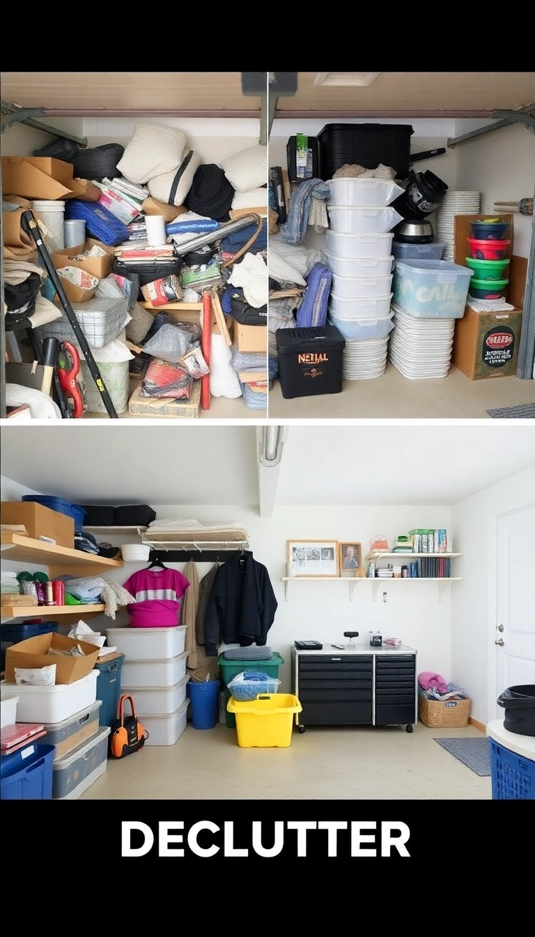 22 Hacks de Rangement de Garage Pour Désencombrer Comme un Pro ! - 21. Débarrassez-vous du Superflu