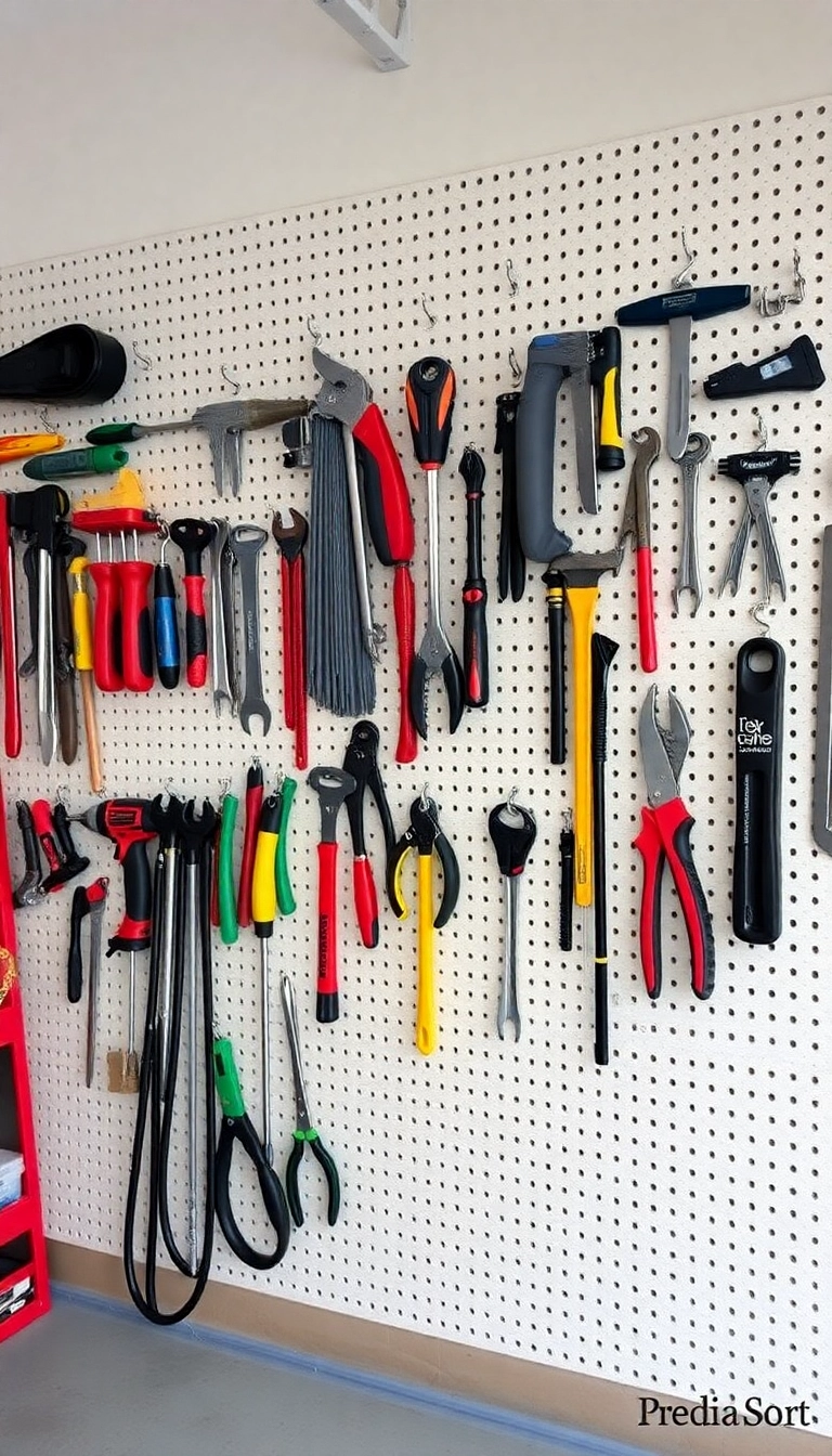 22 Hacks de Rangement de Garage Pour Désencombrer Comme un Pro ! - 3. Accrochez Vos Outils