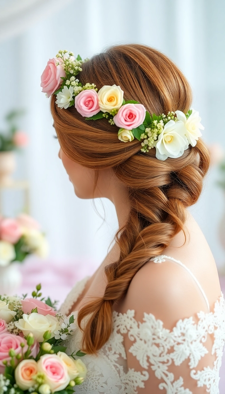 22 Inspirations de Tresses de Sirène Qui Vous Feront Rêver (Ne Ratez Pas La #10!) - 7. La Tresse Couronne