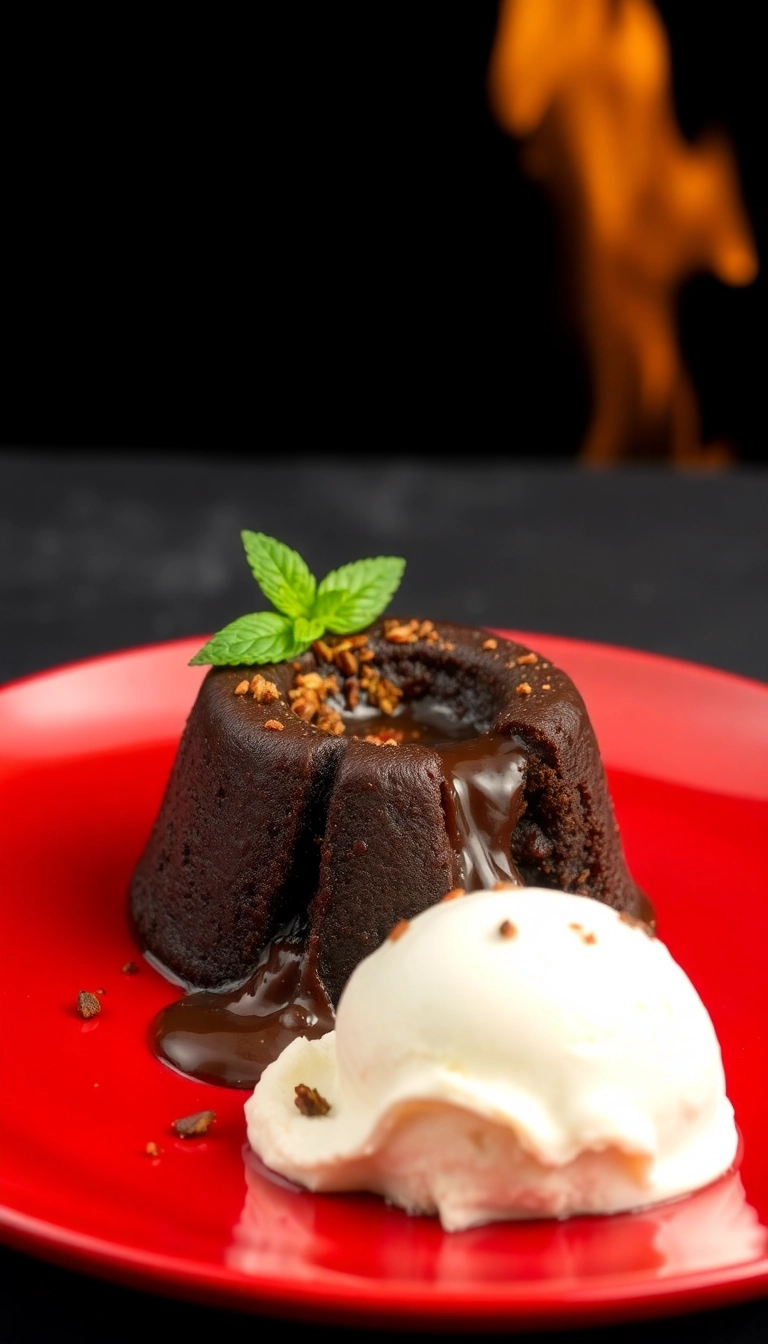 25 Recettes de Moelleux au Chocolat Prêtes en Moins de 30 Minutes (Idéal Pour les Invités Surprise!) - 10. Moelleux au Chocolat et Piment