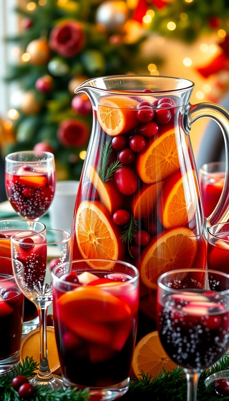 Découvrez le Meilleur Cocktail de Noël à Composer pour Éblouir Vos Invités (Vous Ne Croirez Pas le #5!) - 4. Sangria de Noël