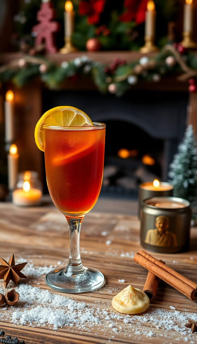 Découvrez le Meilleur Cocktail de Noël à Composer pour Éblouir Vos Invités (Vous Ne Croirez Pas le #5!) - 5. Étonnant Cocktail au Pain d'Épice