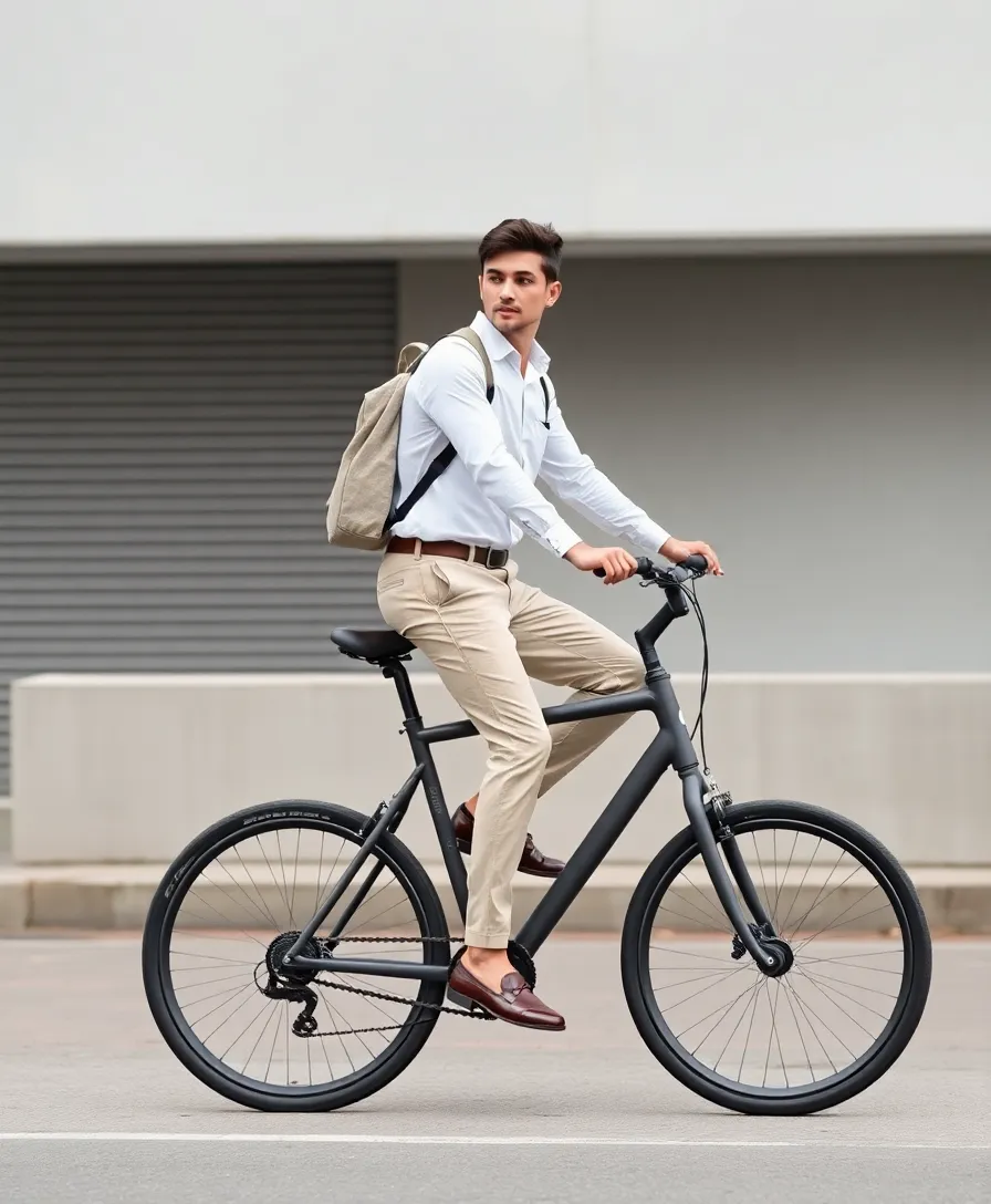 12 Urban Bike Lifestyle Fashion Looks That Will Make You Want to Hit the Streets (Check Out #4!) - 5. Minimalist Maven