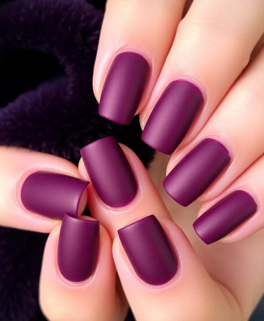 19 Unique Dark Nail Art Ideas That Will Inspire Your Next Look (#3 Is a Showstopper!) - 11. Dark Velvet