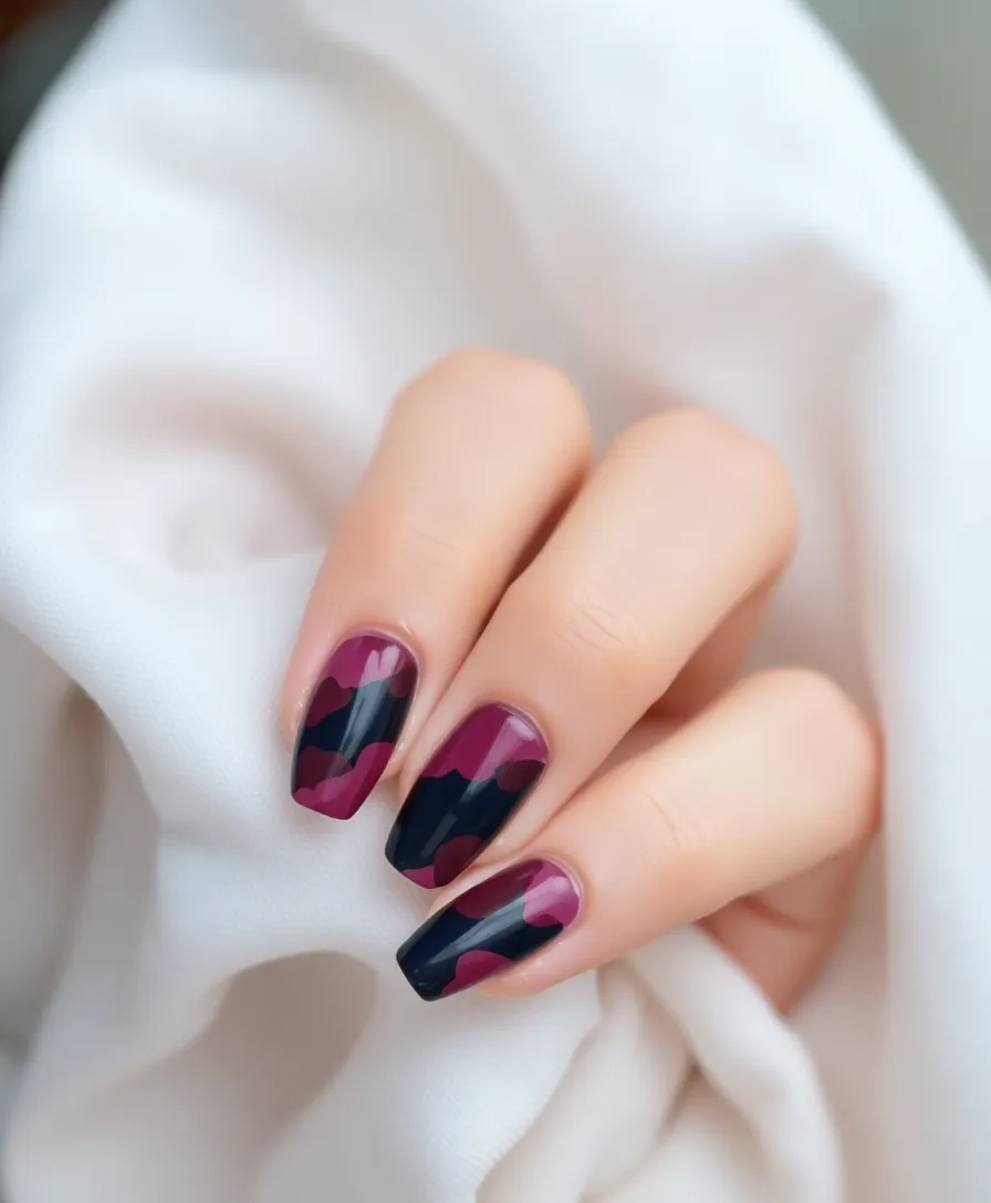 19 Unique Dark Nail Art Ideas That Will Inspire Your Next Look (#3 Is a Showstopper!) - 17. Dark Watercolor Effects