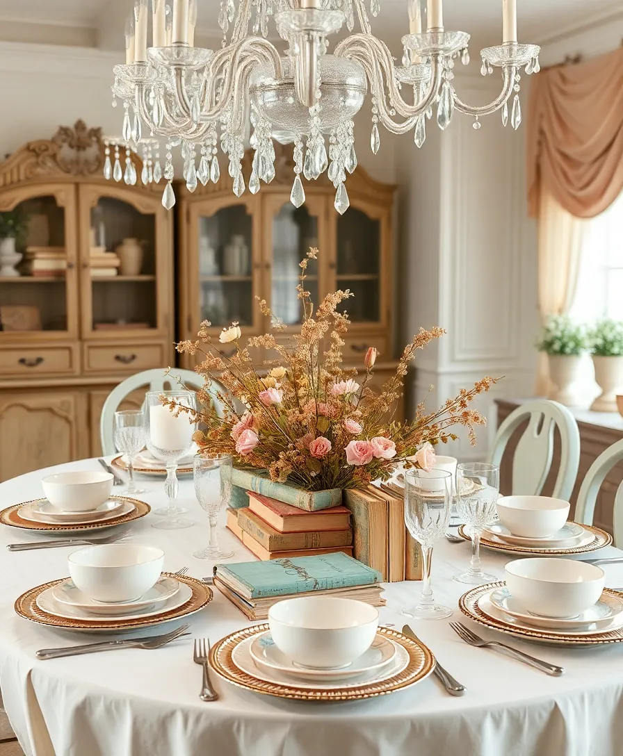 20 Idées d'Ambiance Festive Qui Mettront Vos Soupers Sous les Projecteurs ! - 5. Vintage Chic