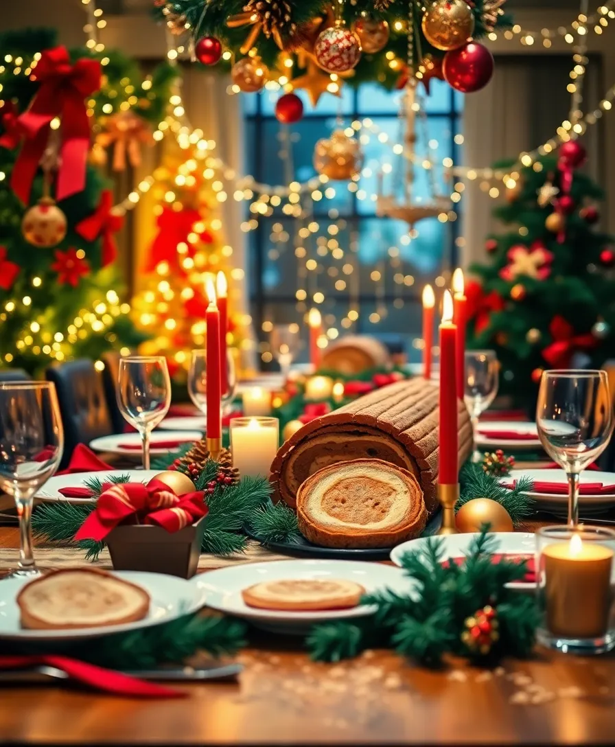 20 Idées d'Ambiance Festive Qui Mettront Vos Soupers Sous les Projecteurs ! - 9. Fête de Noël Éclatante